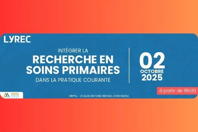 Événement à Lyon – Intégrer la recherche en soins primaires dans la pratique courante